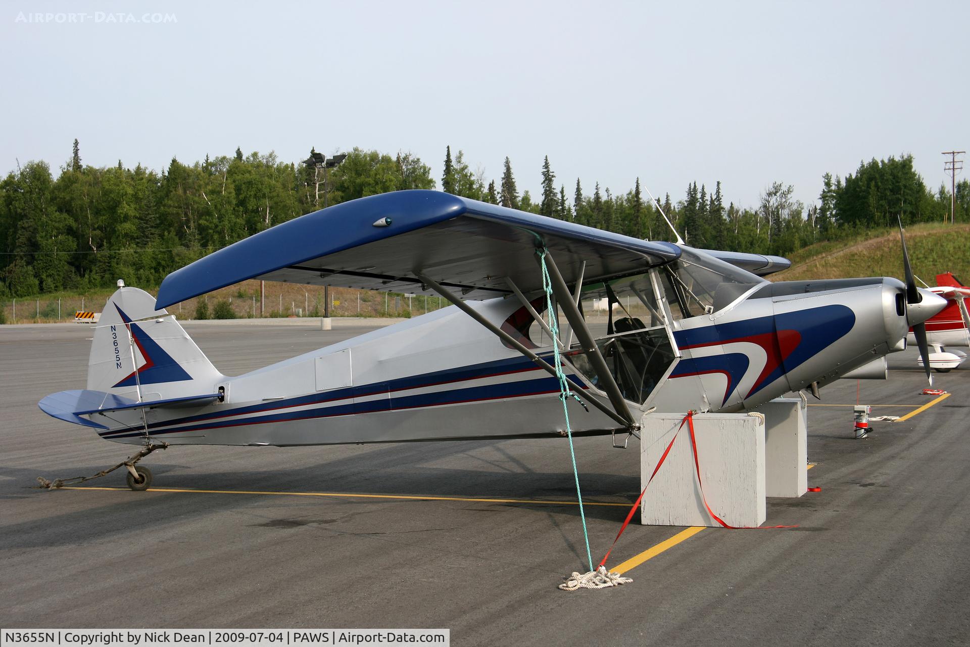 N3655N, 1947 Piper PA-12 Super Cruiser C/N 12-1906, PAWS