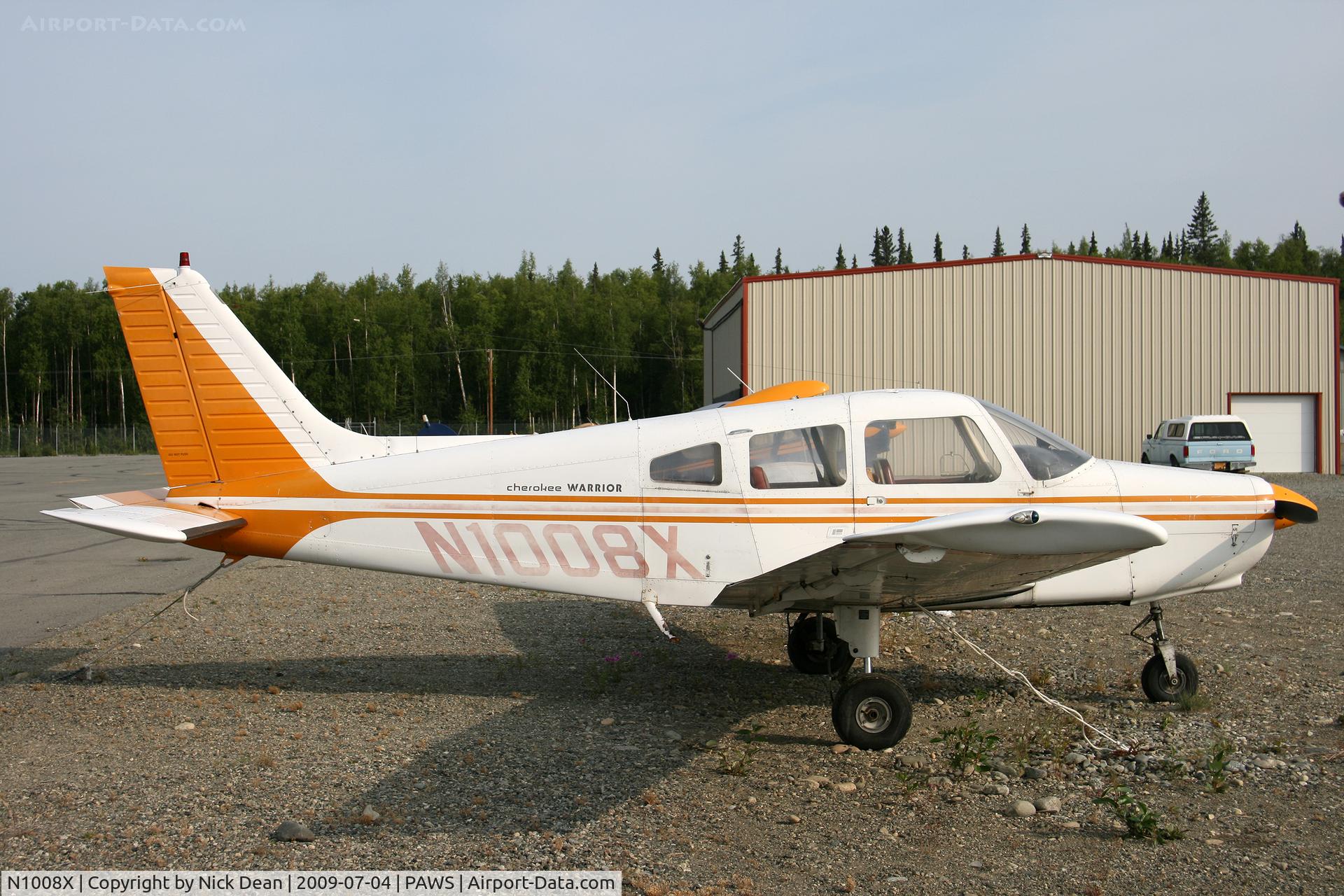 N1008X, 1975 Piper PA-28-151 Cherokee Warrior C/N 28-7515373, PAWS