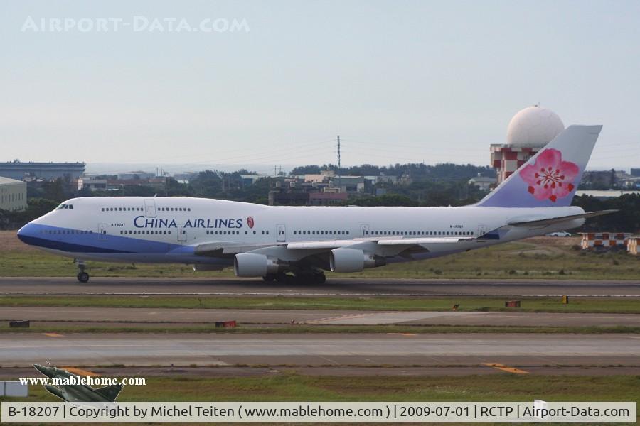 B-18207, Boeing 747-409 C/N 29219, China Airlines