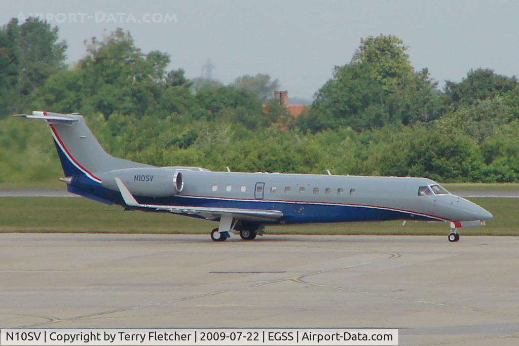 N10SV, 2006 Embraer EMB-135BJ Legacy C/N 14500974, Embraer Legacy at Stansted