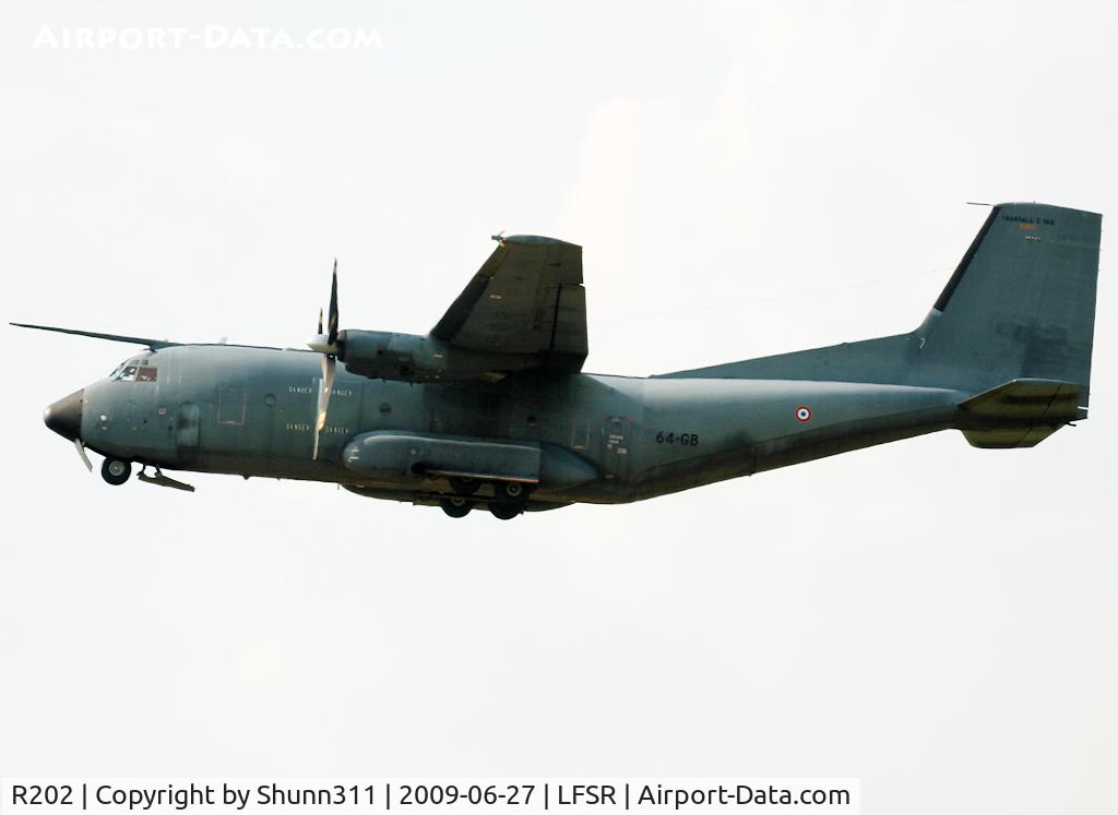 R202, Transall C-160R C/N 202, Used for first flight at the end of the Airshow...