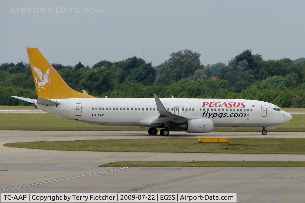 TC-AAP, 2002 Boeing 737-86N C/N 32736, Pegasus B737 at Stansted