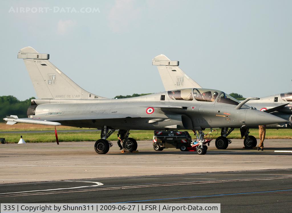335, 2008 Dassault Rafale B C/N 335, Used as demo during last LFSR Airshow