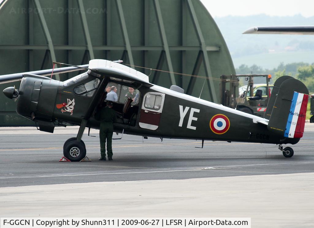 F-GGCN, 1956 Max Holste MH-1521 C1 Broussard C/N 6, Used as a demo during last LFSR Airshow...