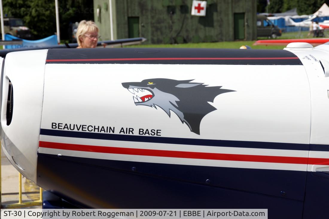 ST-30, SIAI-Marchetti SF-260MB C/N 10-30, Special paint 300.000Hrs Marchetti Belgian Air Force.Beauvechain Air Base.