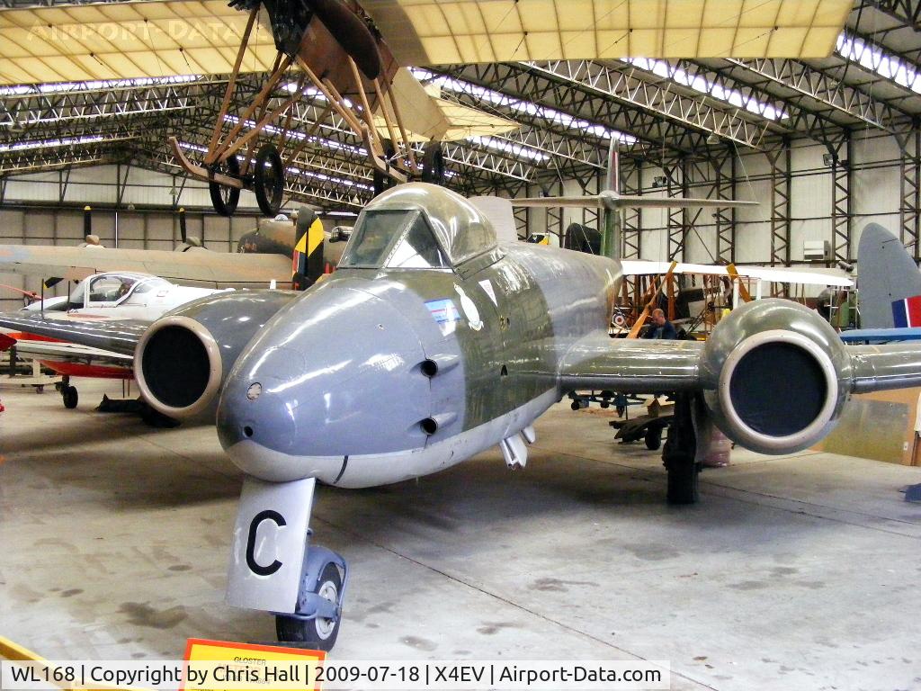 WL168, Gloster Meteor F.8 C/N Not found WL168, Meteor F8, WL168 was built at Hucclecote as part of the last batch of the 1090 F.8s built and entered service with the Royal Air Force in February 1954. For the first year it was with 111 Squadron at North Weald, then with 604 Sqn at the same airfield