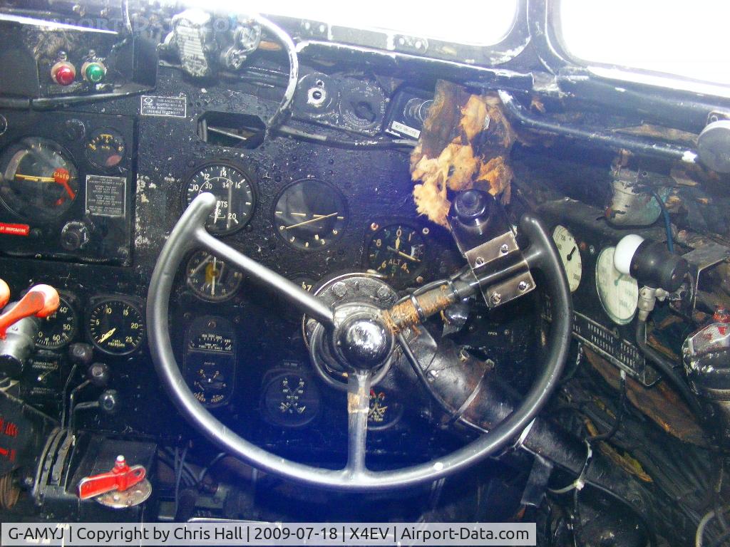 G-AMYJ, 1944 Douglas DC-3C-R-1830-90C (C-47B) C/N 15968/32716, preserved at the Yorkshire Air Museum, Elvington