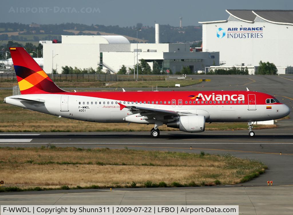 F-WWDL, 2009 Airbus A320-214 C/N 4001, C/n 4001