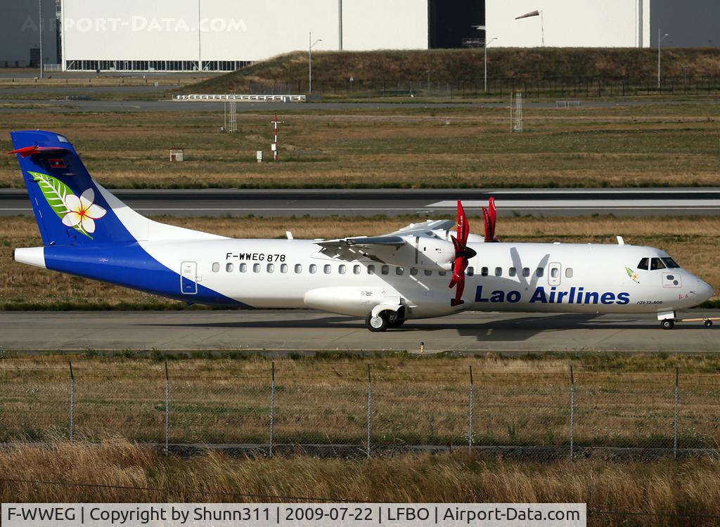 F-WWEG, 2009 ATR 72-212A C/N 878, C/n 0878 - To be RPDL-34174