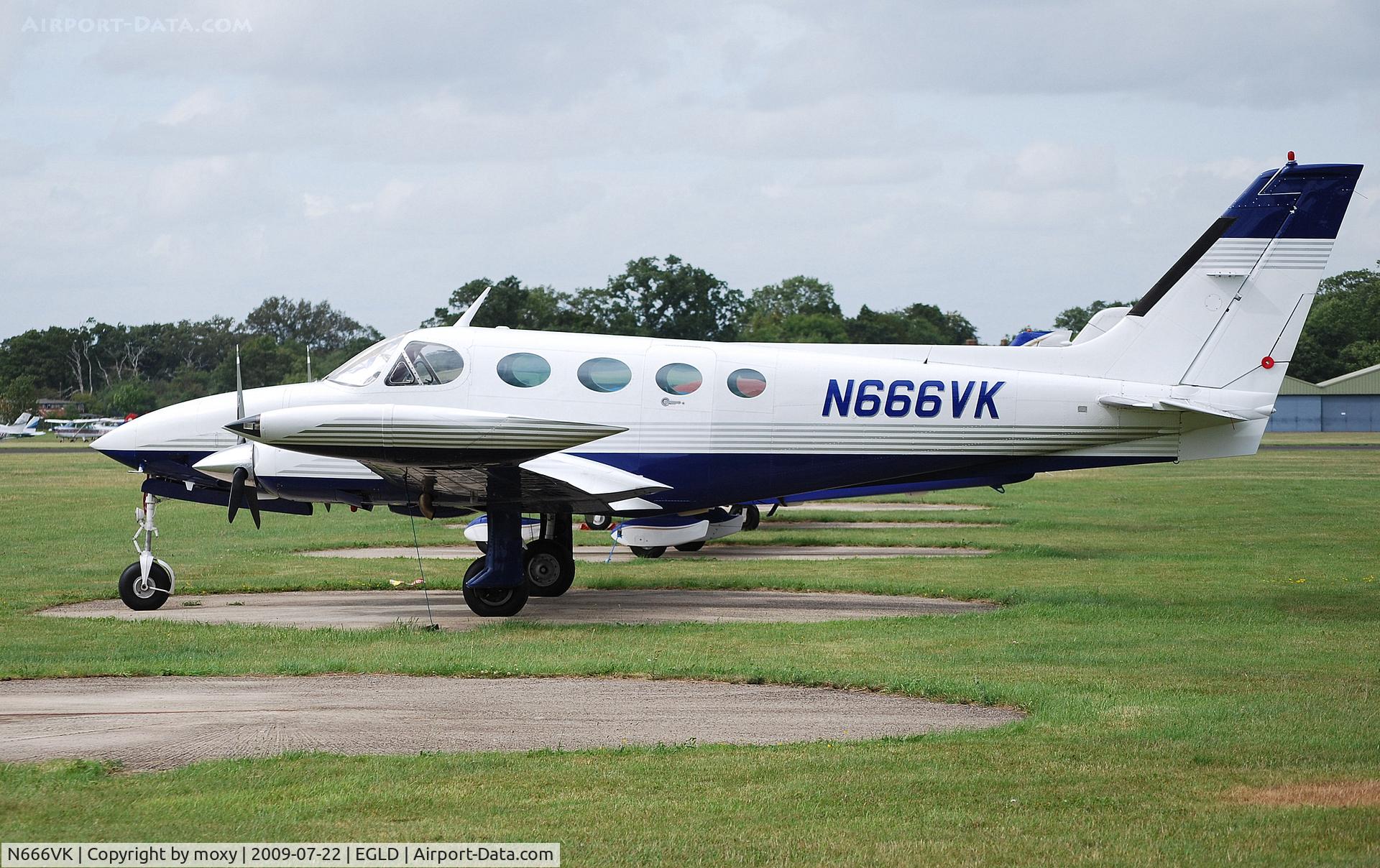N666VK, 1977 Cessna 340A C/N 340A0345, Cessna 340A at Denham