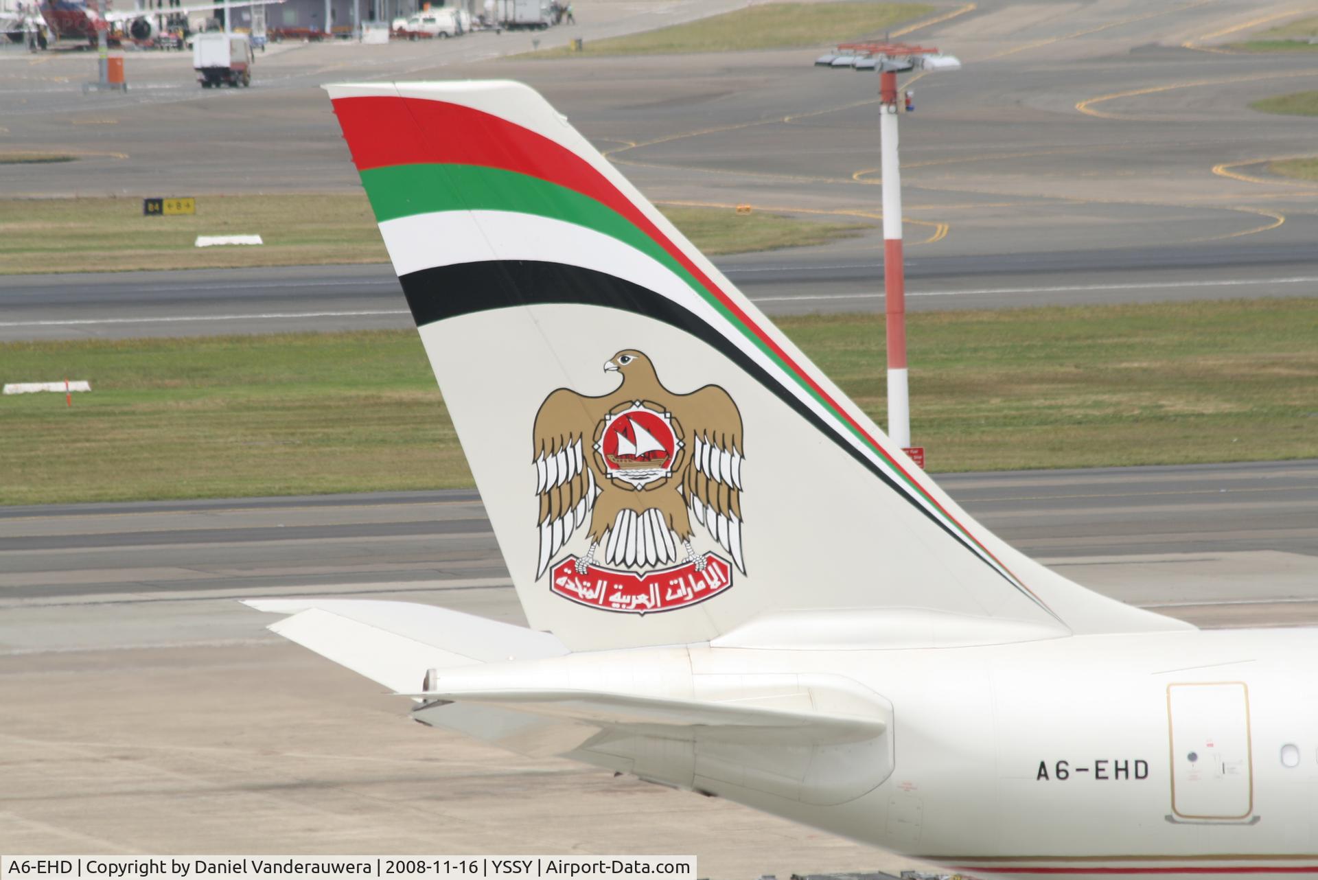 A6-EHD, 2006 Airbus A340-541 C/N 783, parked
