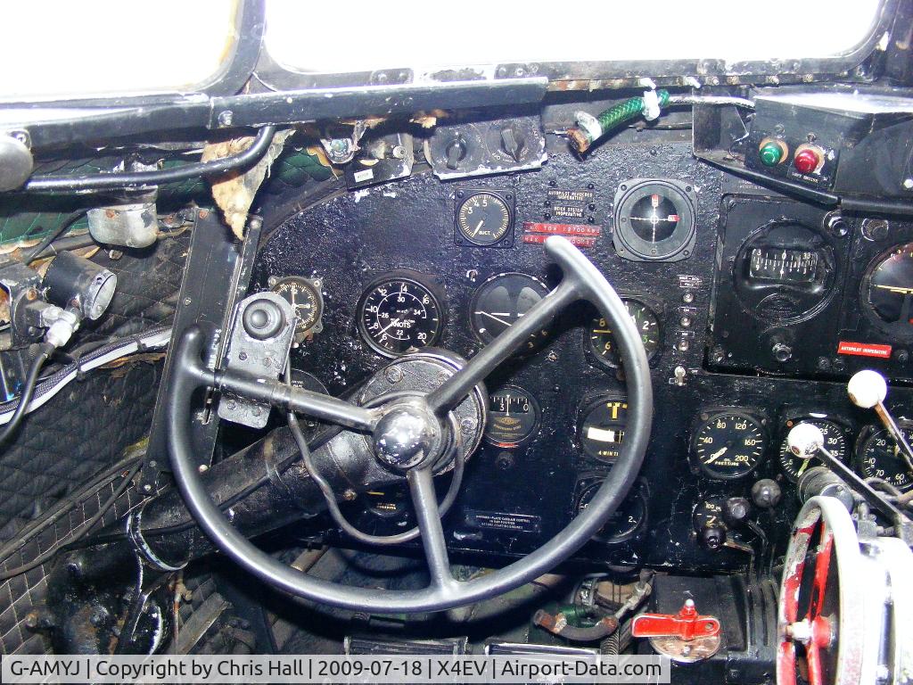 G-AMYJ, 1944 Douglas DC-3C-R-1830-90C (C-47B) C/N 15968/32716, preserved at the Yorkshire Air Museum, Elvington