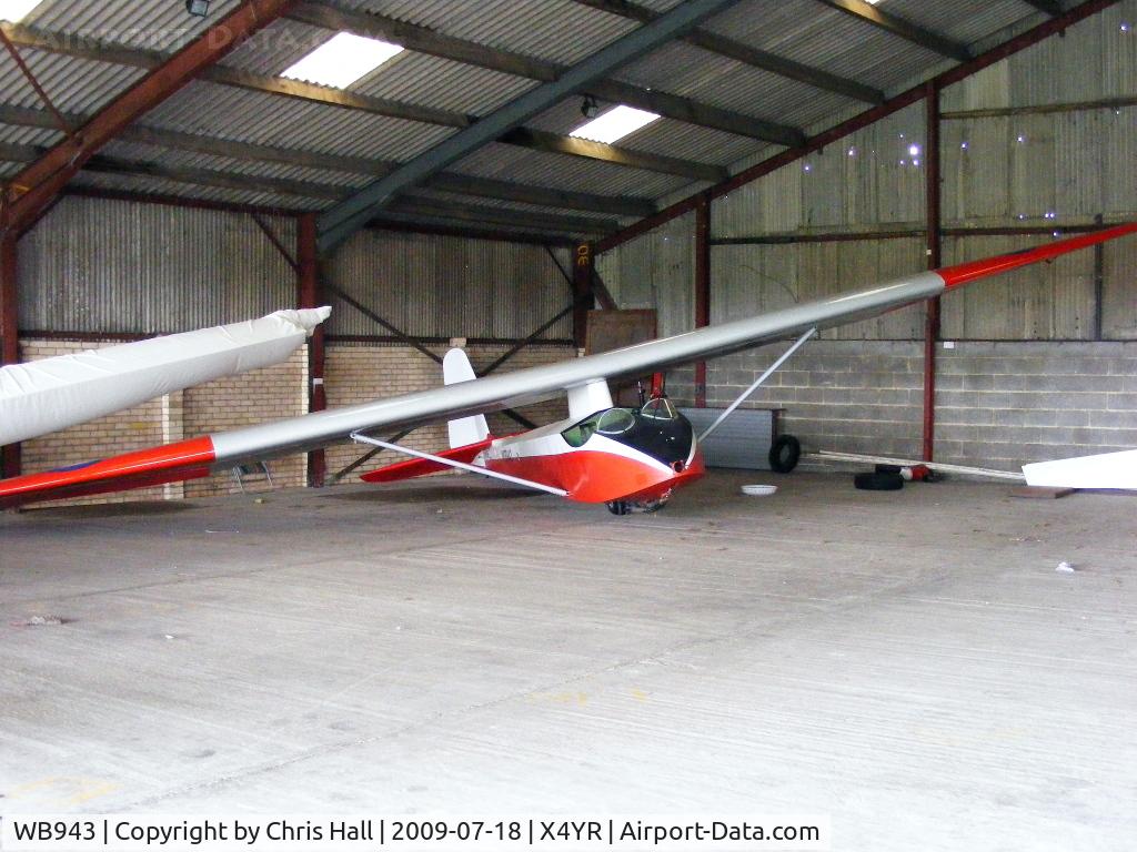 WB943, 1949 Slingsby T-21B Sedbergh TX.1 C/N 610, Sedburgh TX1 at the York Gliding Centre, Rufford
