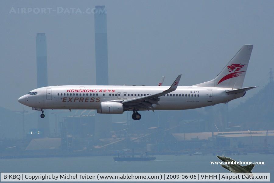 B-KBQ, 2008 Boeing 737-8Q8 C/N 35274, Hong Kong Express