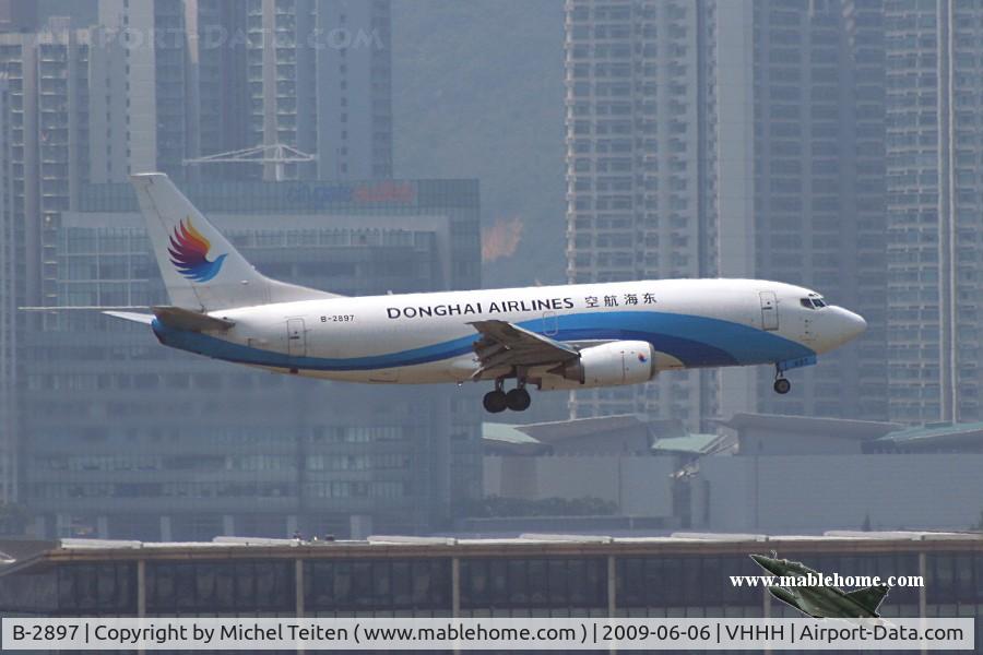 B-2897, 1991 Boeing 737-3Y0 C/N 24902, Donghai Airlines