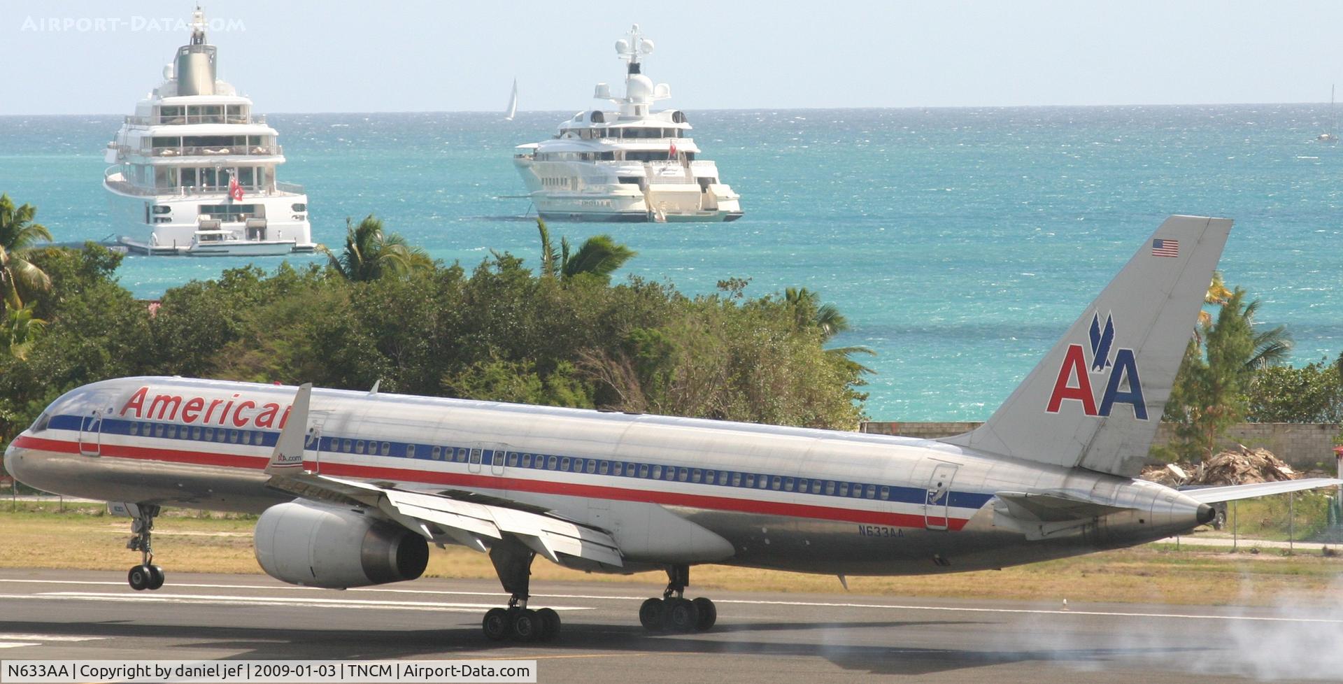 N633AA, 1990 Boeing 757-223 C/N 24591, Landing 10