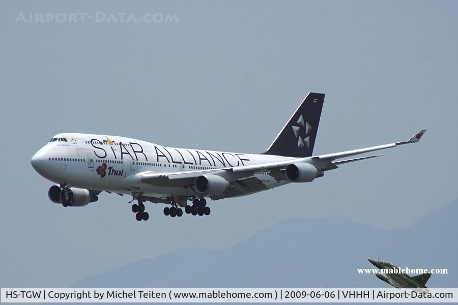 HS-TGW, 1997 Boeing 747-4D7 C/N 27724, Thai Airways