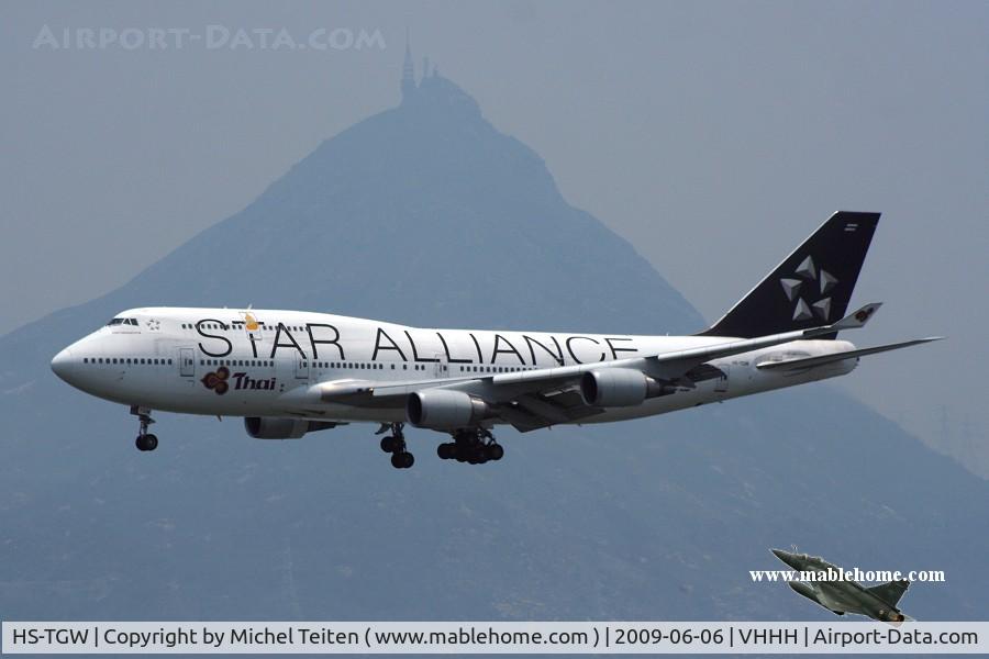 HS-TGW, 1997 Boeing 747-4D7 C/N 27724, Thai Airways