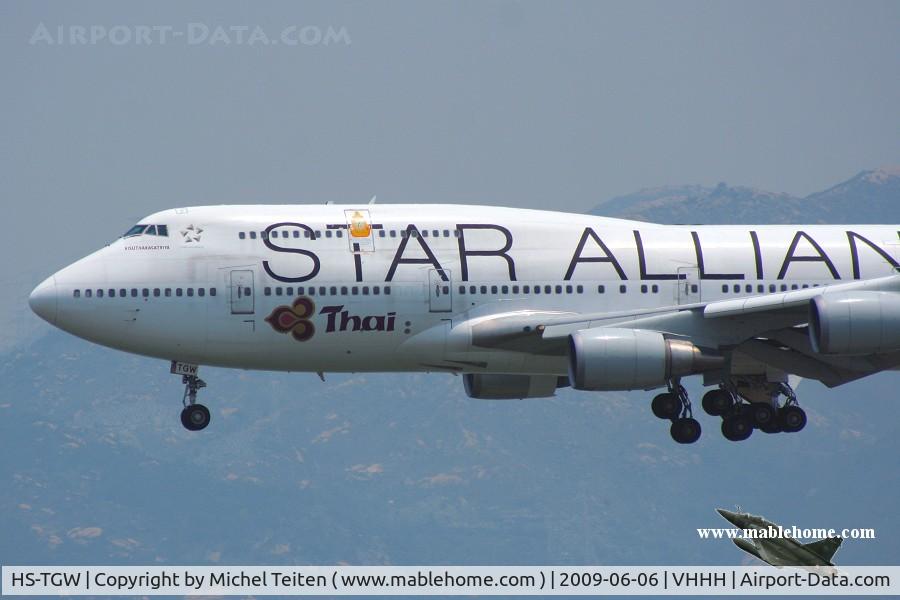 HS-TGW, 1997 Boeing 747-4D7 C/N 27724, Thai Airways
