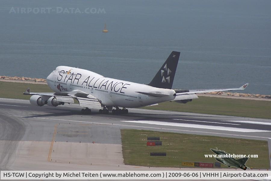 HS-TGW, 1997 Boeing 747-4D7 C/N 27724, Thai Airways