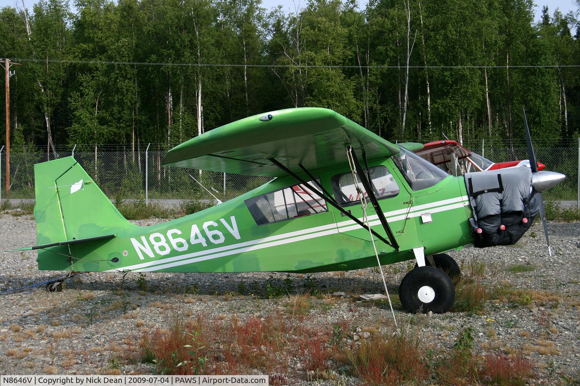 N8646V, 1975 Bellanca 7ECA Citabria C/N 1089-75, PAWS