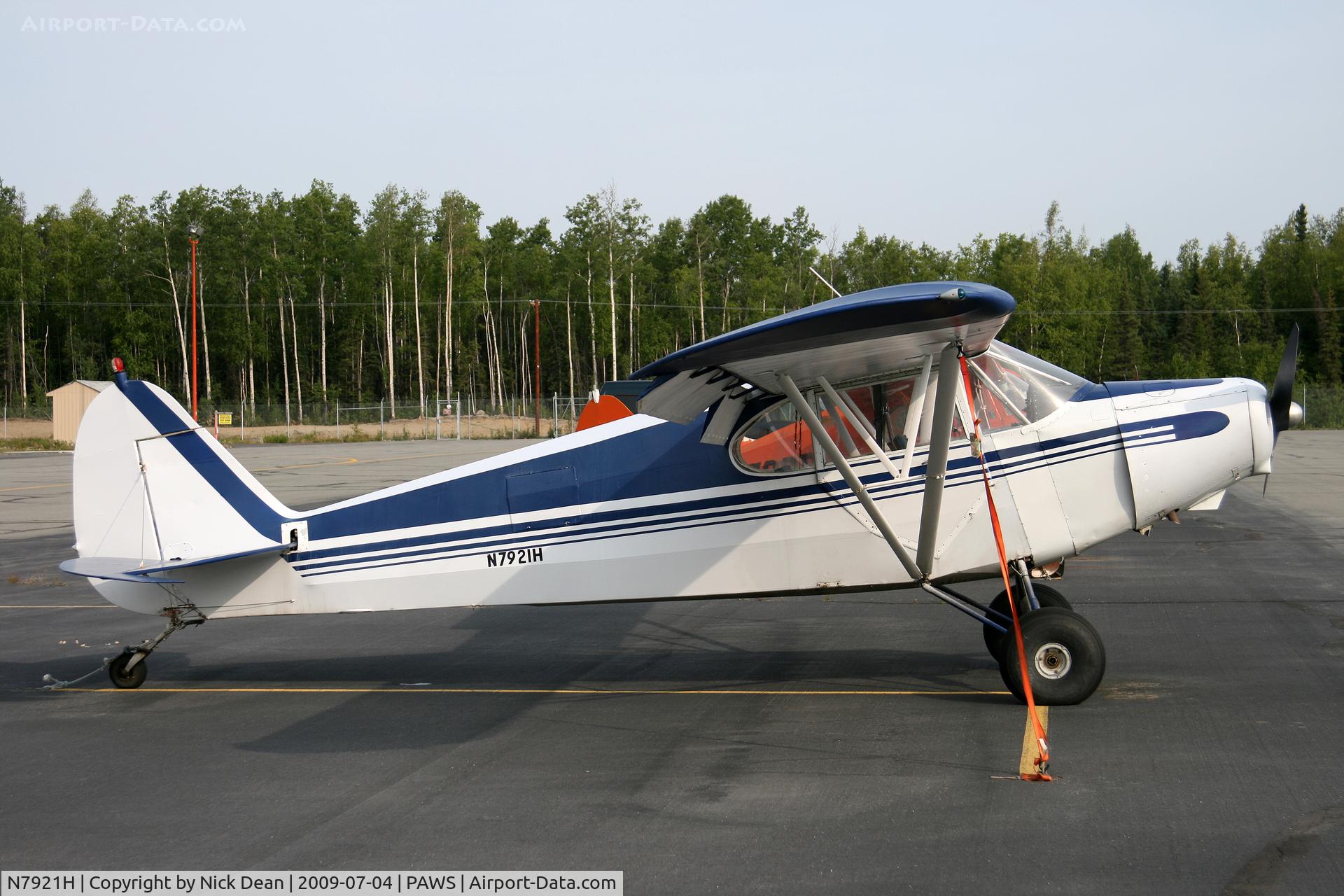 N7921H, 1946 Piper PA-12 Super Cruiser C/N 12-823, PAWS