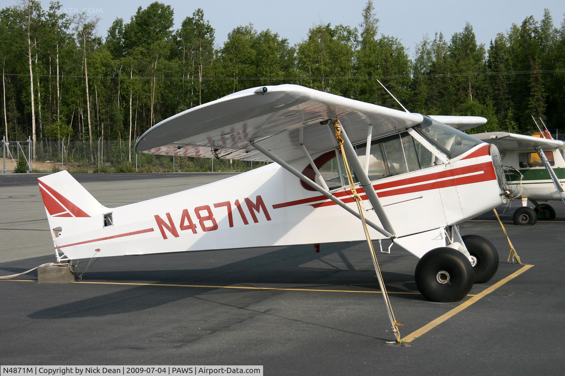 N4871M, 1947 Piper PA-11 Cub Special C/N 11-391, PAWS