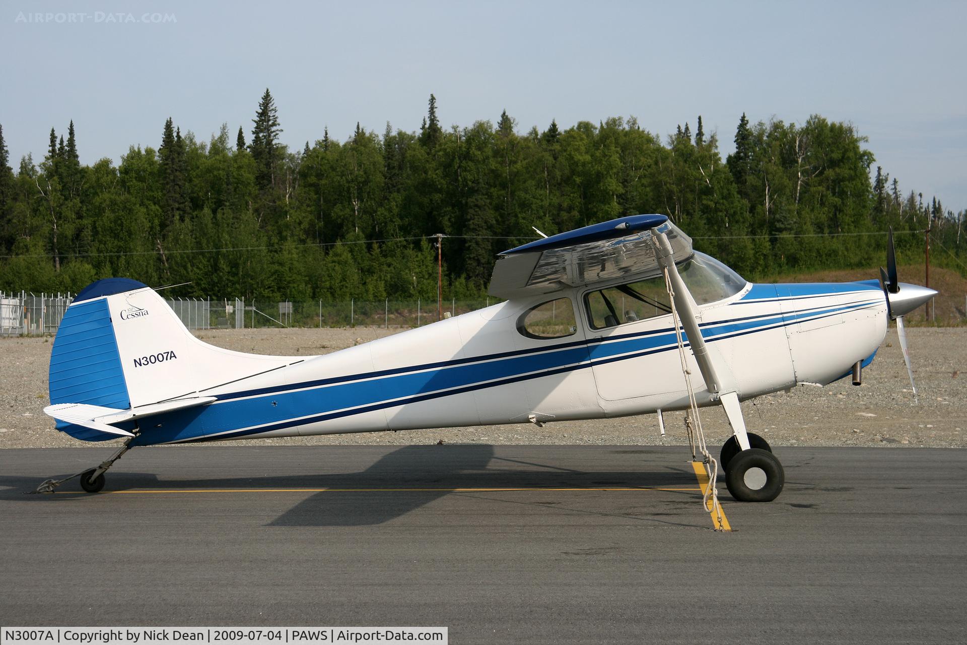 N3007A, 1953 Cessna 170B C/N 25651, PAWS