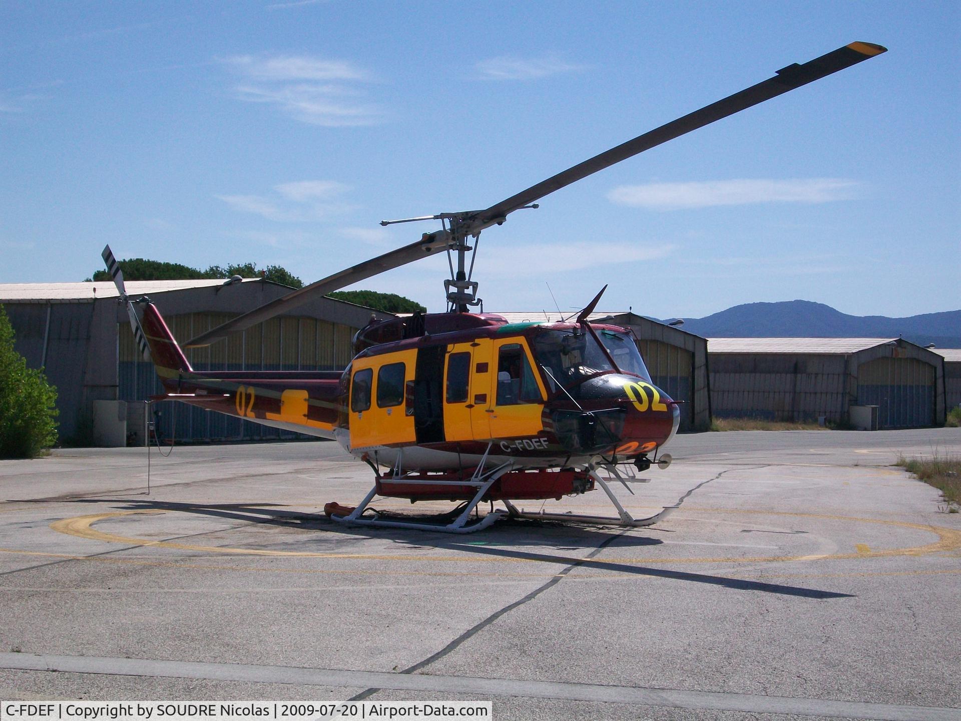 C-FDEF, 1969 Bell 205A-1 C/N 30038, Le CANNET 2009