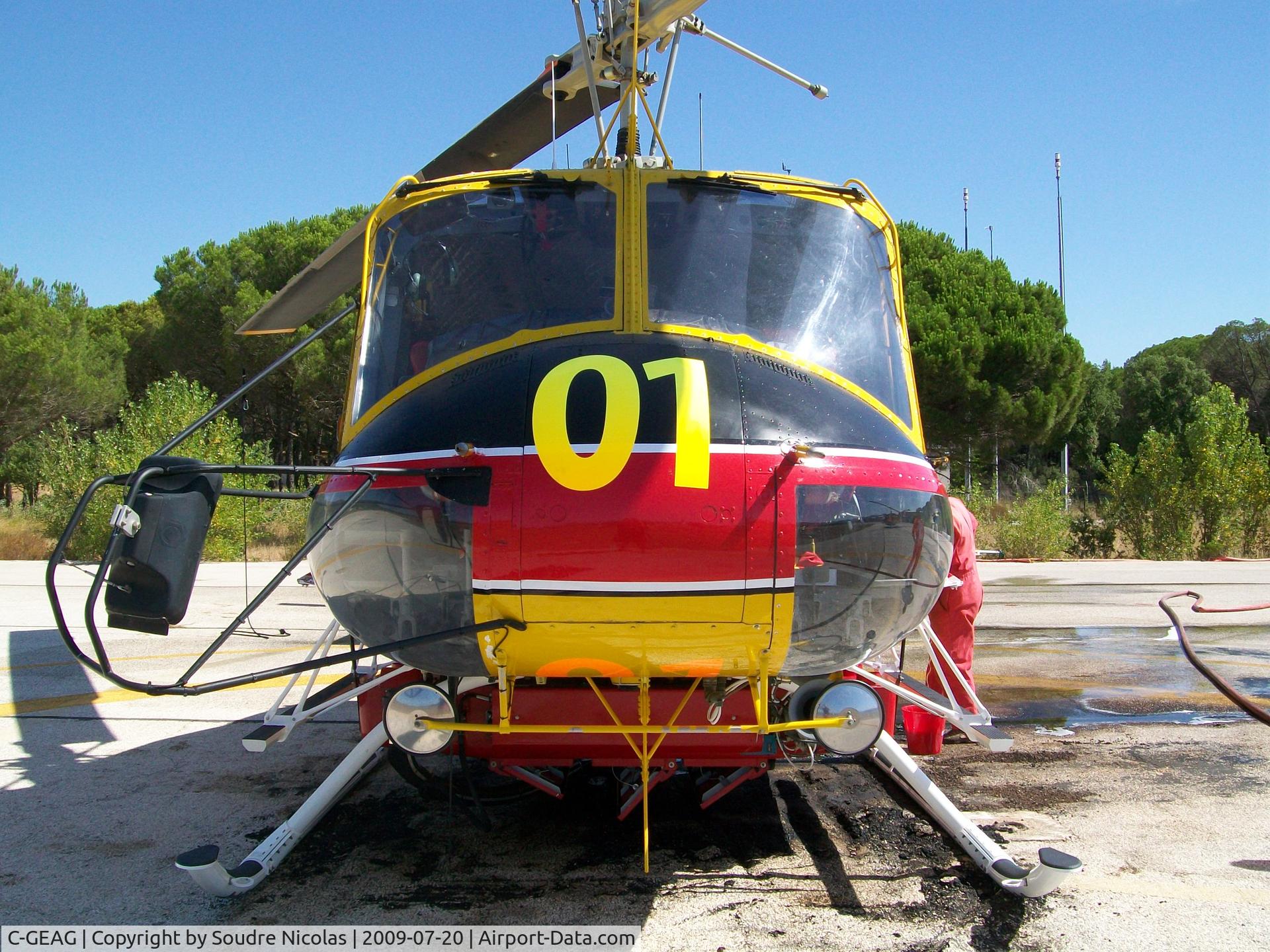 C-GEAG, 1978 Bell 205A-1 C/N 30262, Le CANNET 2009
