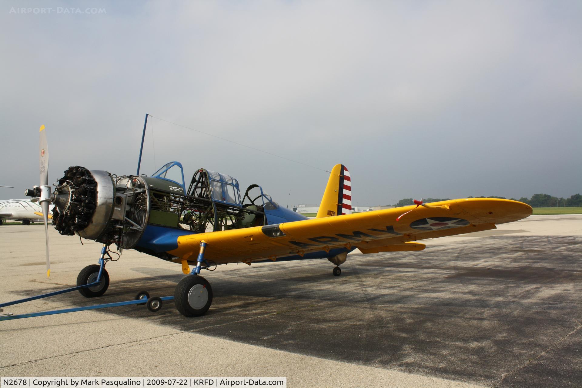 N2678, Consolidated Vultee BT-15 C/N 2678, Vultee BT-15