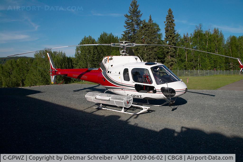 C-GPWZ, 1990 Aerospatiale AS-350B-2 Ecureuil C/N 2314, Pacific Western Helicopters AS350