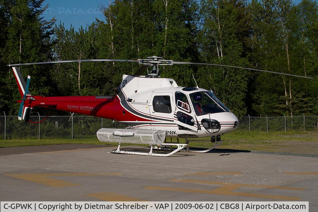 C-GPWK, 1982 Aerospatiale AS-350BA Ecureuil C/N 1559, Pacific Western Helicopters AS350