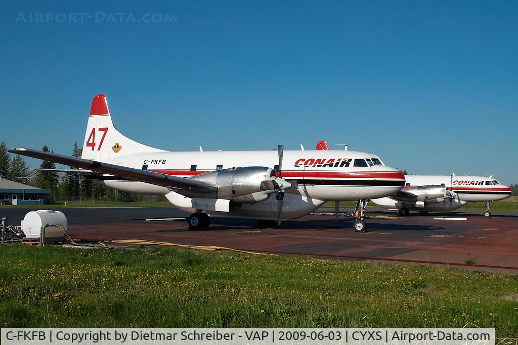 C-FKFB, 1953 Convair 340-31 C/N 57, Conair Convair 580