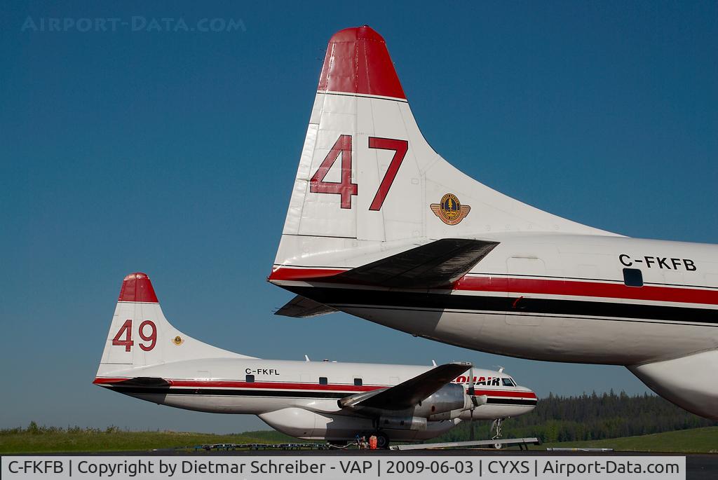 C-FKFB, 1953 Convair 340-31 C/N 57, Conair Convair 580