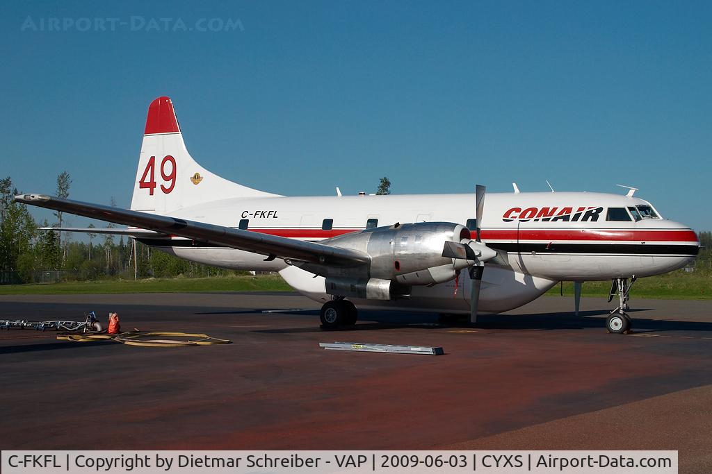 C-FKFL, 1957 Convair CV-580 C/N 465, Conair Convair 580