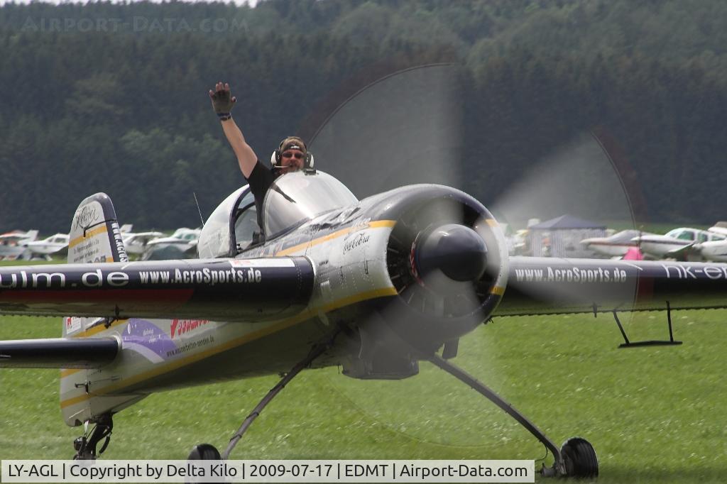 LY-AGL, 1987 Yakovlev Yak-55 C/N 870406, Yakovlev Yak-55,The German aerobatic champion Uli Dembinski