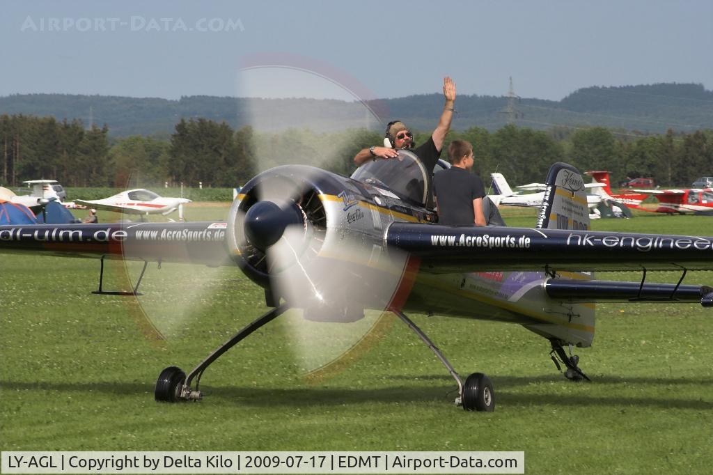 LY-AGL, 1987 Yakovlev Yak-55 C/N 870406, Yakovlev Yak-55,The German aerobatic champion Uli Dembinski