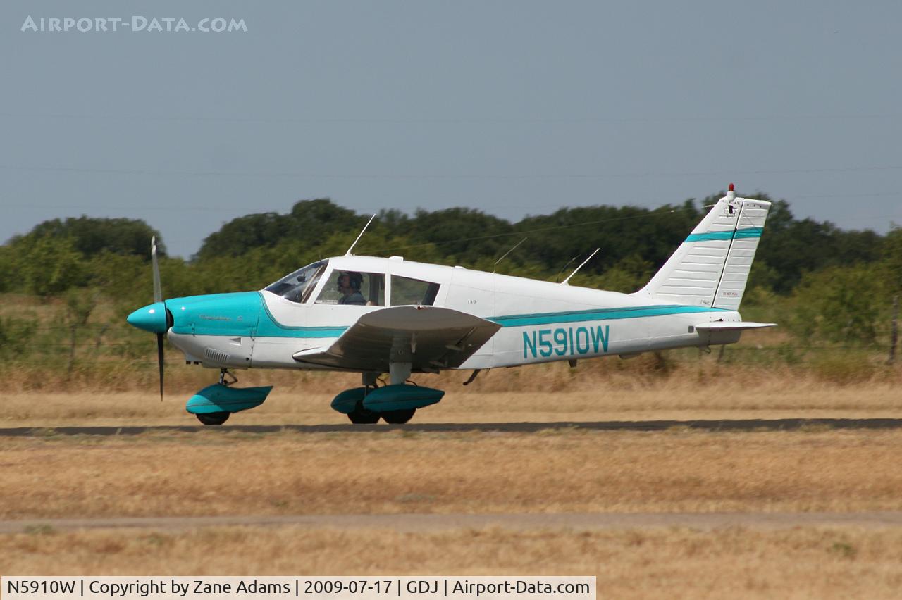 N5910W, 1966 Piper PA-28-160 Cherokee C/N 28-3040, At Granbury Regional
