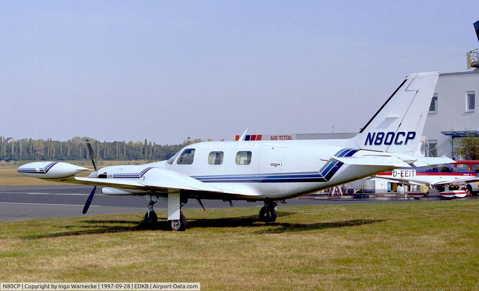 N80CP, 1979 Piper PA-31T C/N 31T-7920040, Piper PA-31T Cheyenne at Bonn-Hangelar airfield