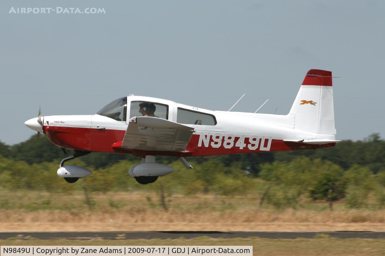 N9849U, 1976 Grumman American AA-5A Cheetah C/N AA5A0249, At Granbury Regional