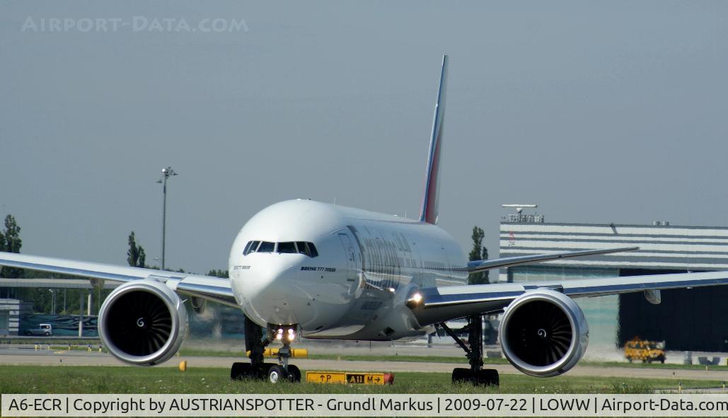 A6-ECR, 2009 Boeing 777-31H/ER C/N 35592, Emirates