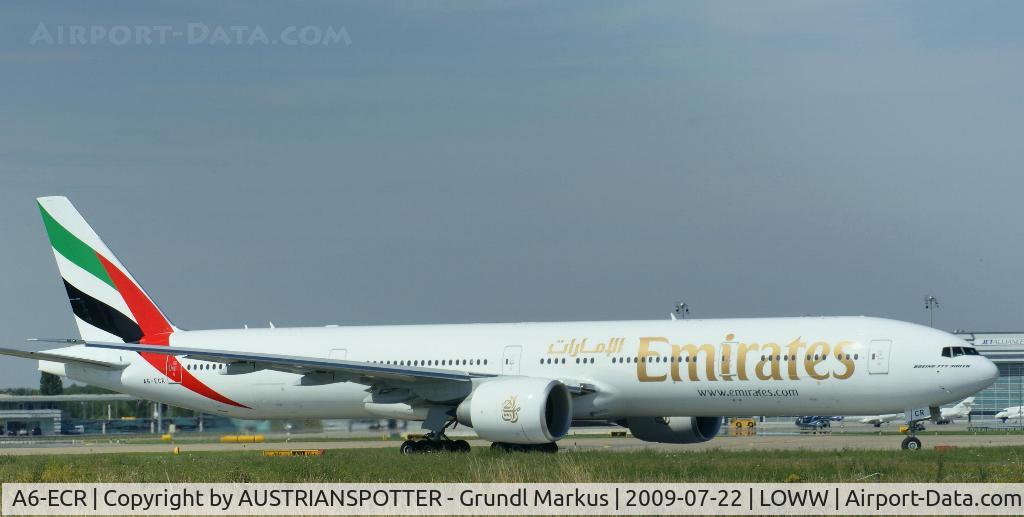 A6-ECR, 2009 Boeing 777-31H/ER C/N 35592, Emirates