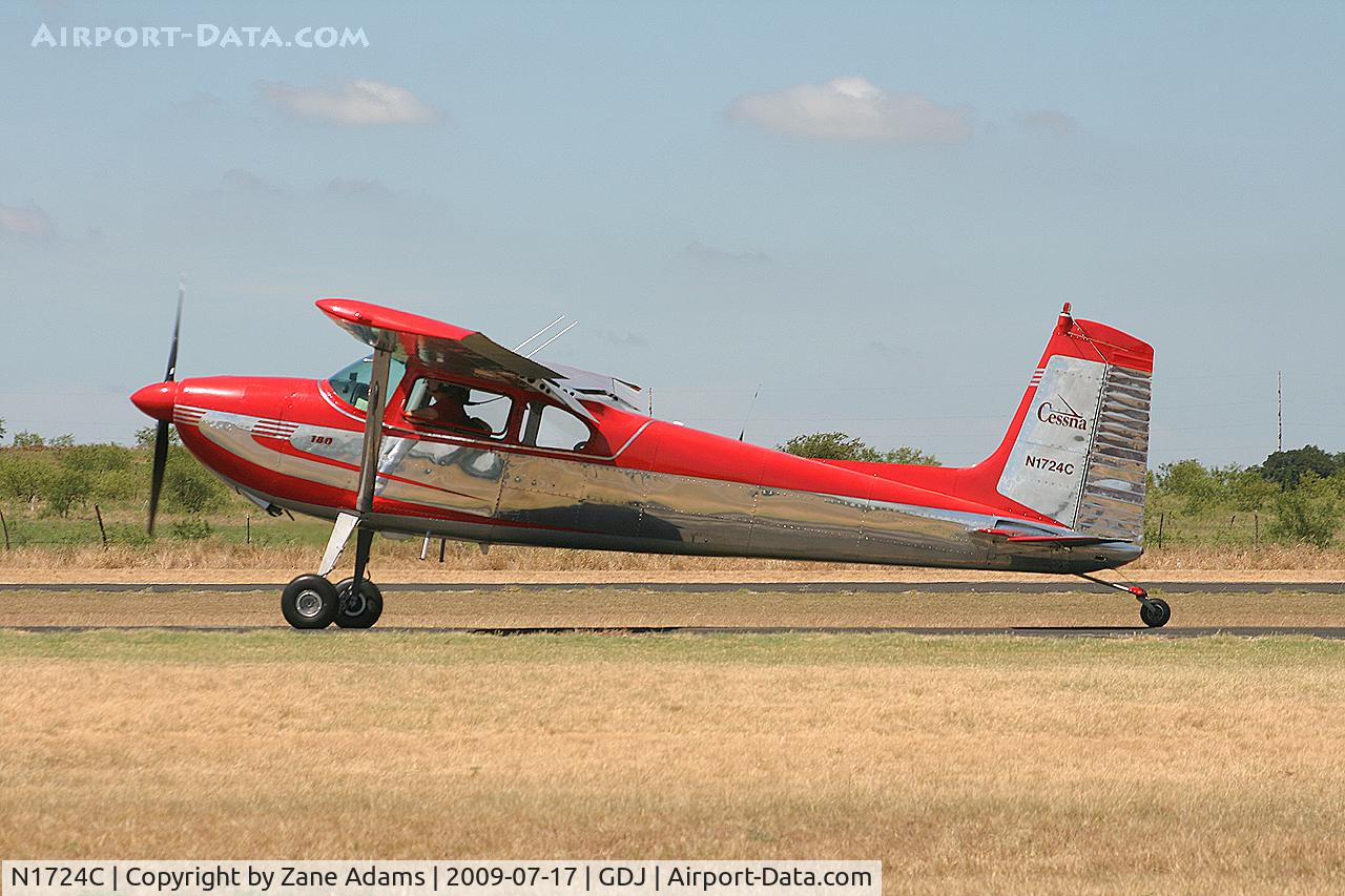 N1724C, 1953 Cessna 180 C/N 30424, At Granbury Regional
