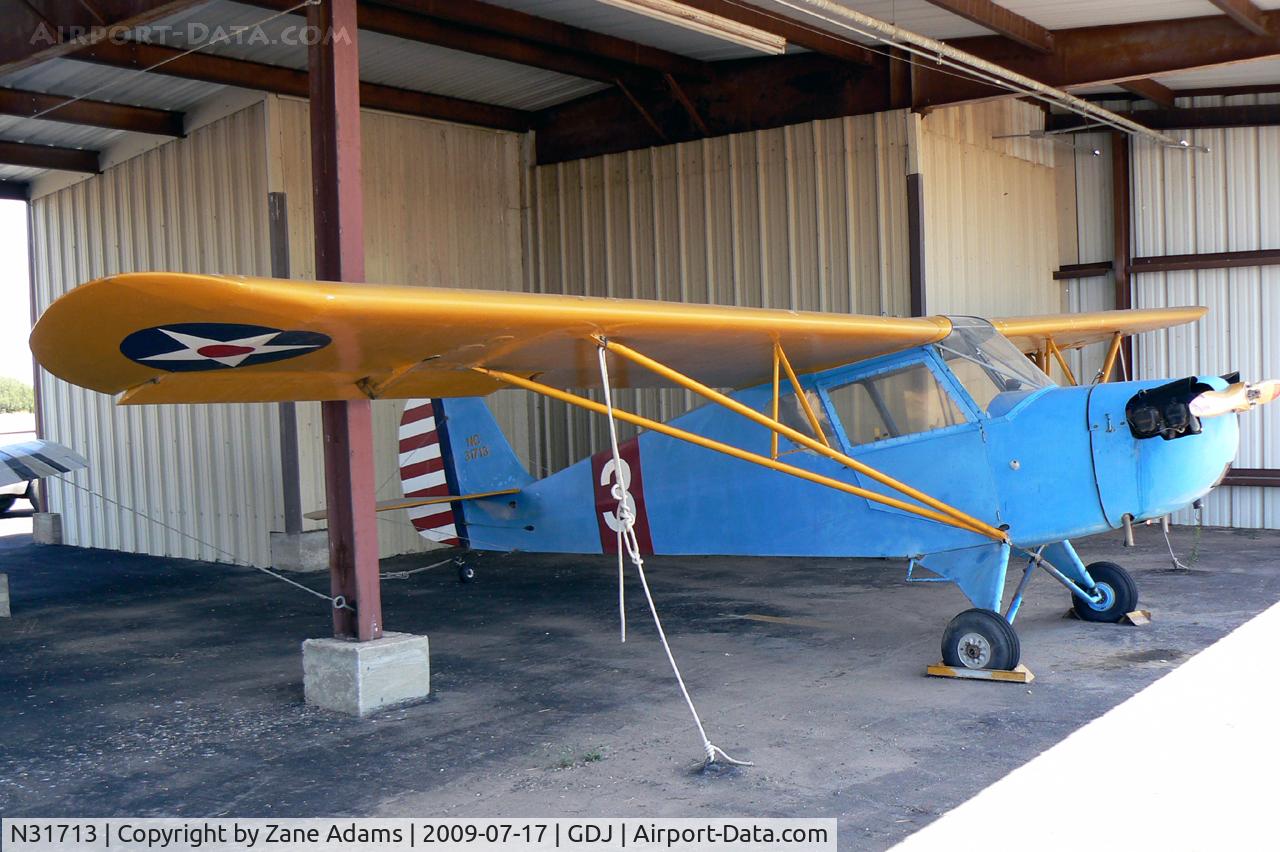 N31713, 1940 Aeronca 65-TC Tandem C/N 5920, At Granbury Regional