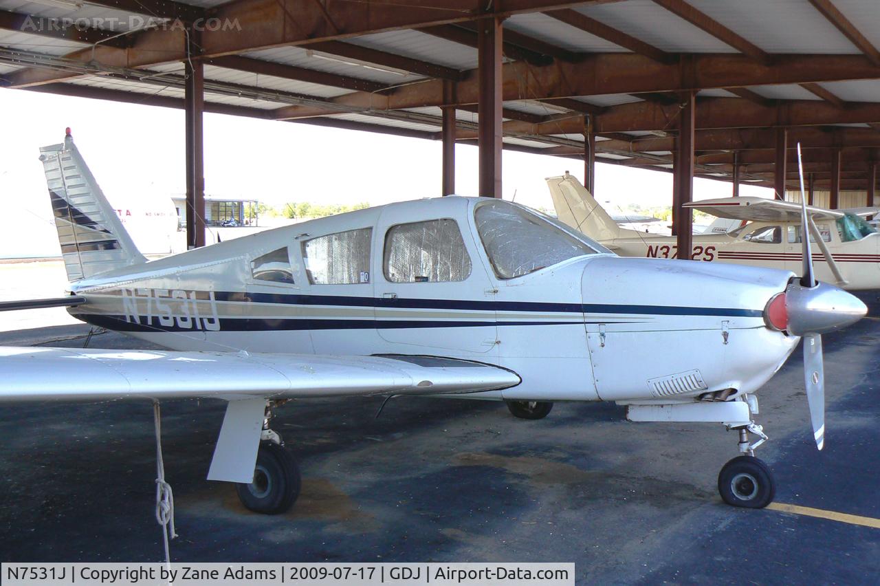 N7531J, 1968 Piper PA-28R-180 Cherokee Arrow C/N 28R-30903, At Granbury Regional