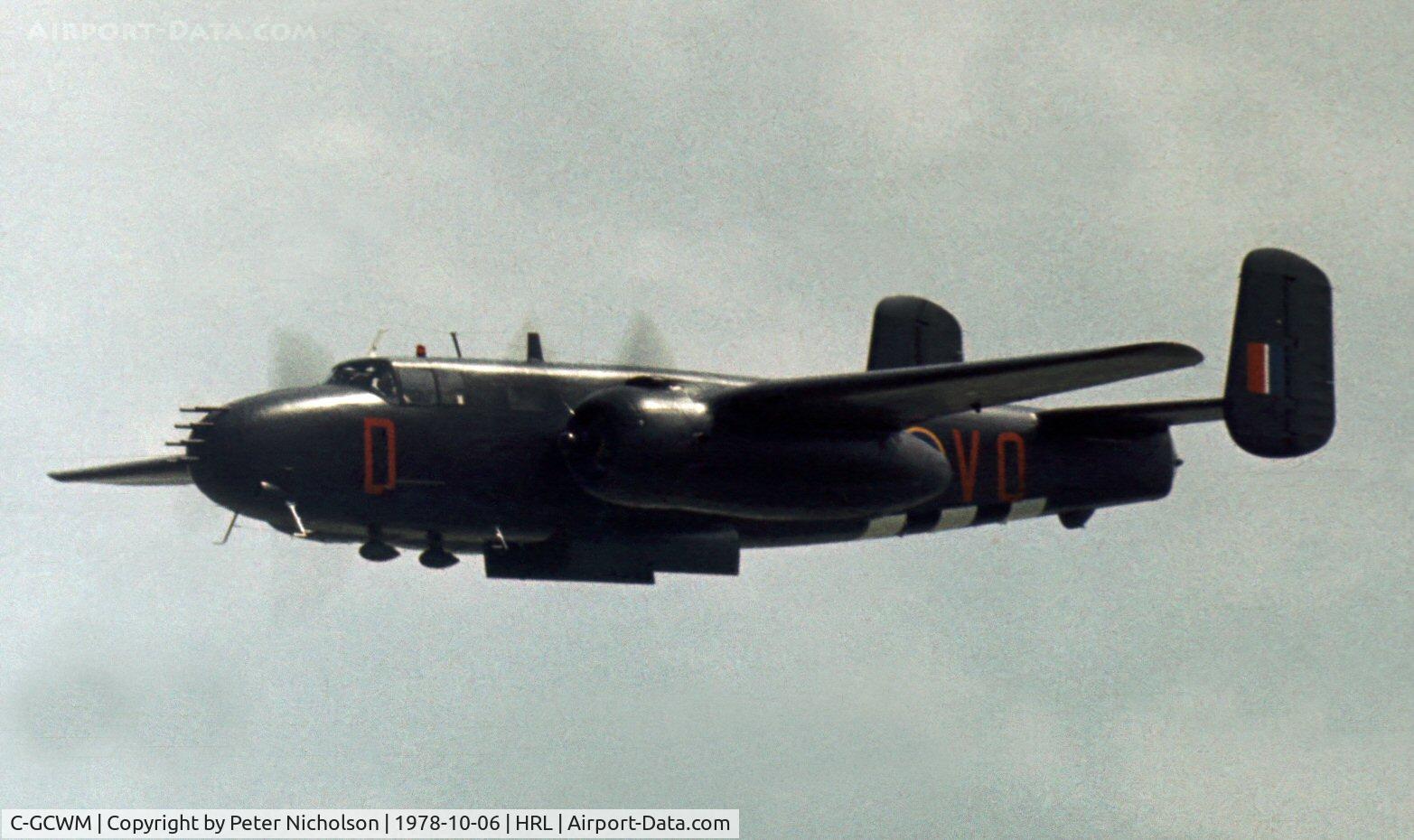 C-GCWM, 1945 North American B-25J Mitchell Mitchell C/N 108-47734, This Mitchell attended the 1978 Confederate Air Force's Airshow at Harlingen as HD372 of 98 Squadron.