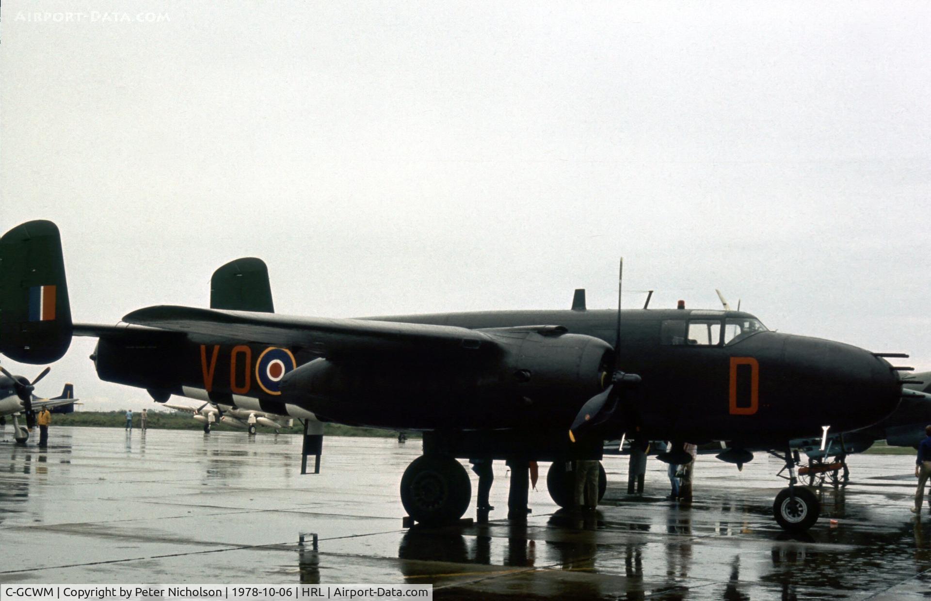 C-GCWM, 1945 North American B-25J Mitchell Mitchell C/N 108-47734, Another view of Mitchell HD 372 of 98 Squadron at the 1978 Confederate Air Force's Airshow at Harlingen.