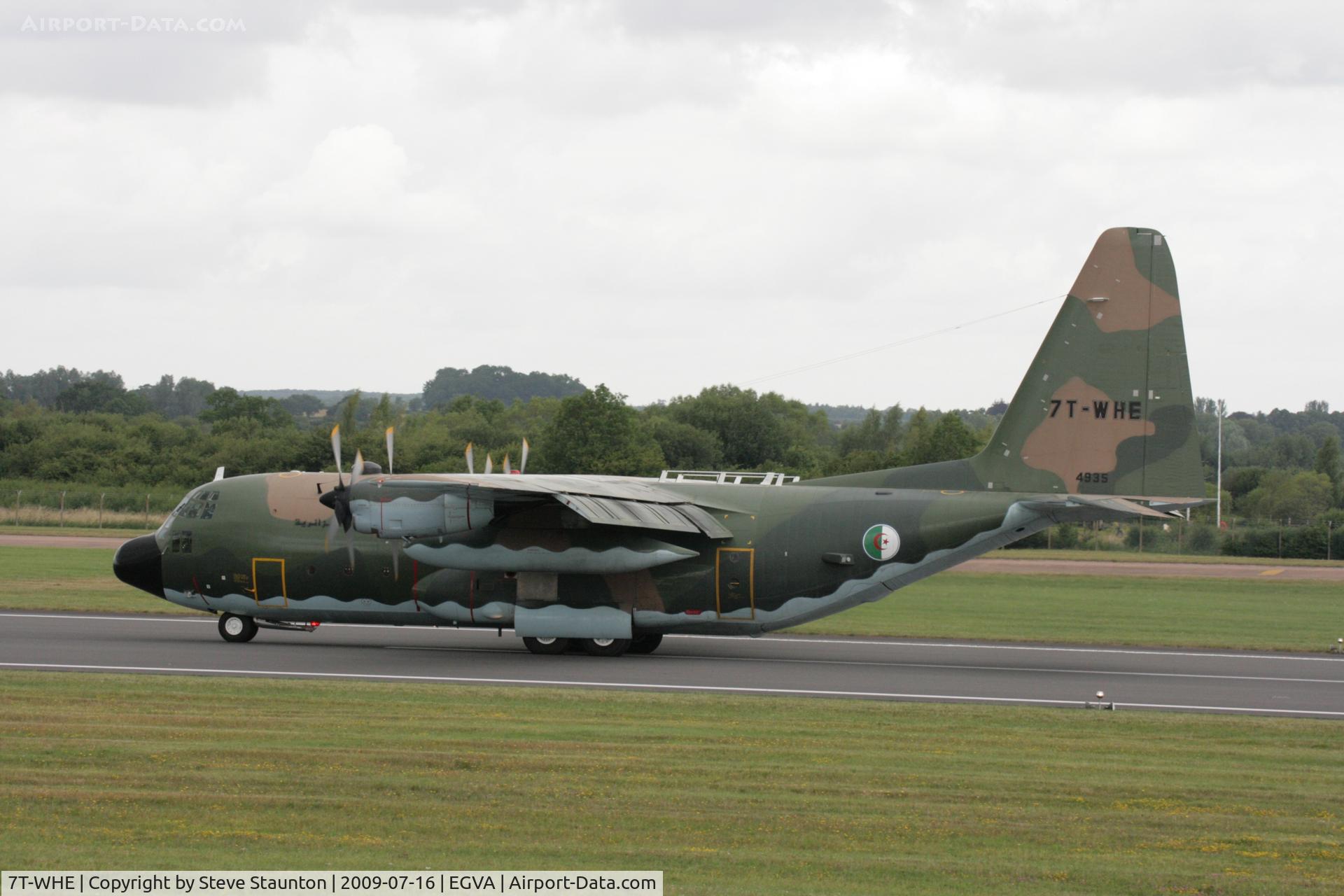 7T-WHE, 1982 Lockheed C-130H-30 Hercules C/N 382-4935, Taken at the Royal International Air Tattoo 2009