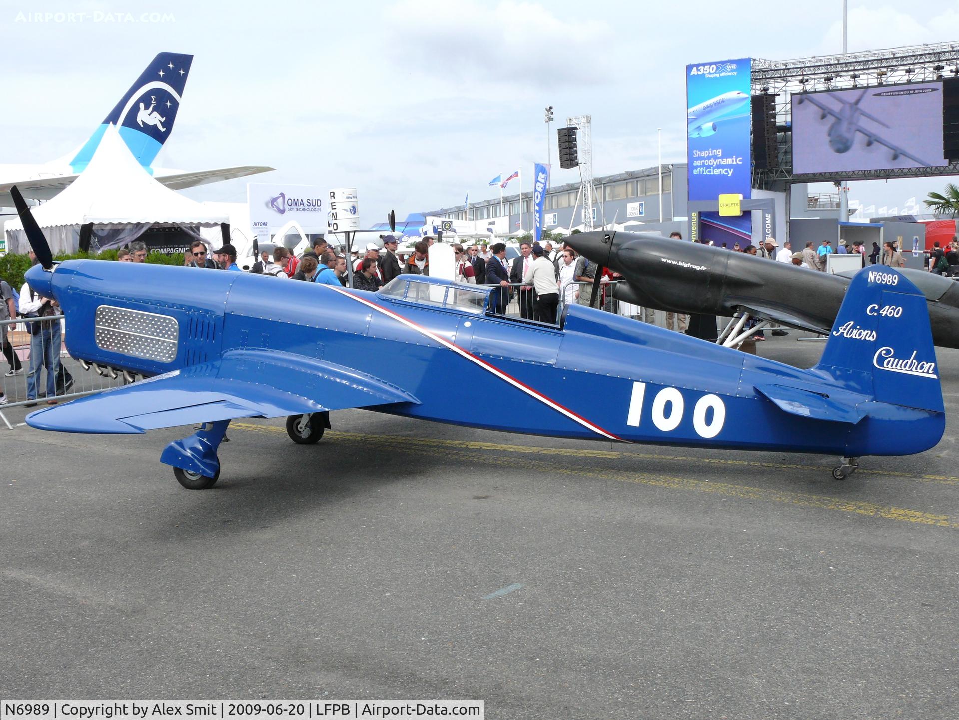 N6989, Caudron C.460 Rafale Replica C/N 100, Caudron C460 Rafale N6989 replica by Mark Lightsey